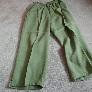 Green pants